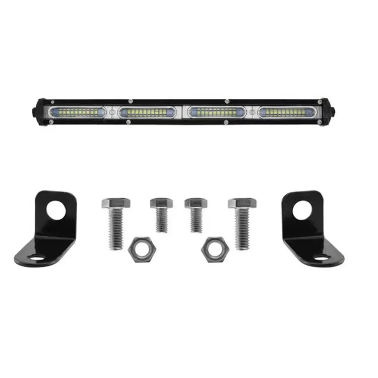 12V slim single row led work light bars thin offroad 4*4 led car led light bar