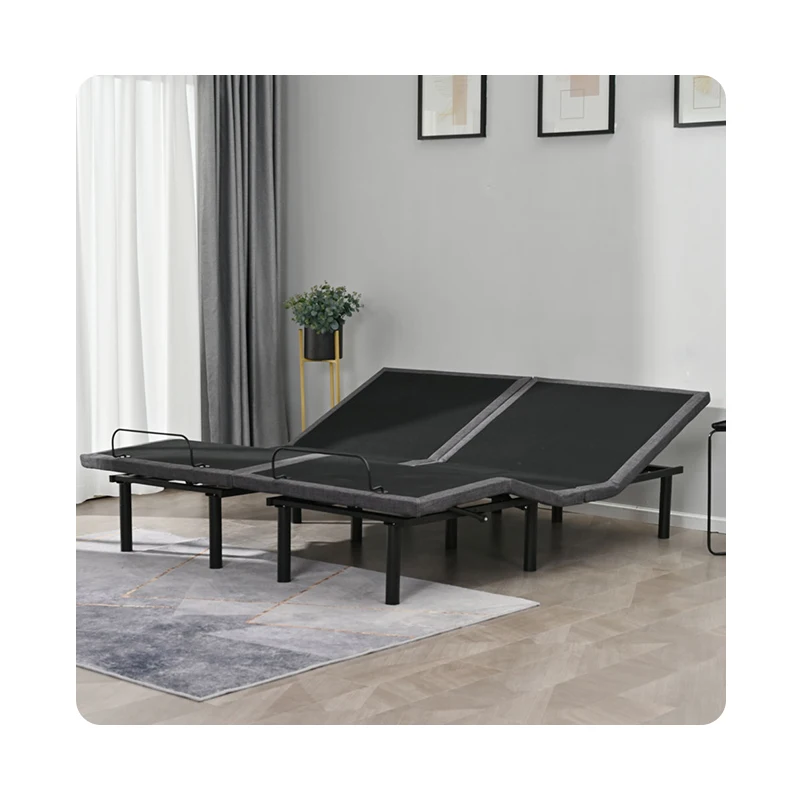 KONFURT adjustable bed base memory completed foam mattress with wireless remote control nursing bed