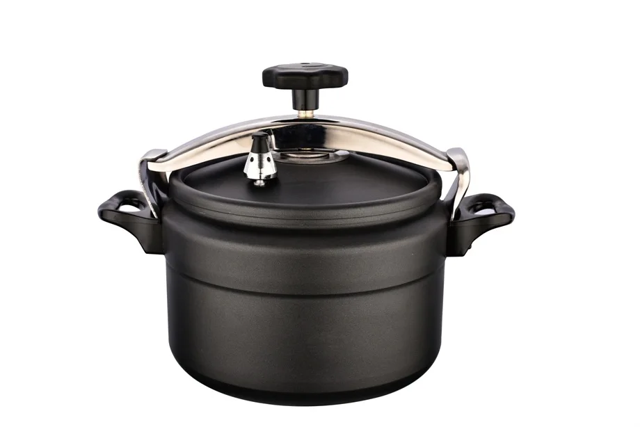 2022 newly designed pressure cooker ,safe aluminum pressure cooker , pressure cooker with gold handle