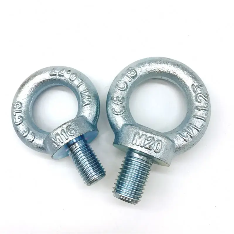 Заводская распродажа кованый оцинкованный рым-болт из углеродистой стали Din580 по низкой цене