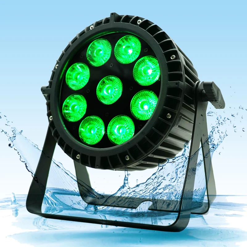 Cheap theatre DMX Controller RGB Stage led party lights dj Par light 9 x 12W mini led stage lights