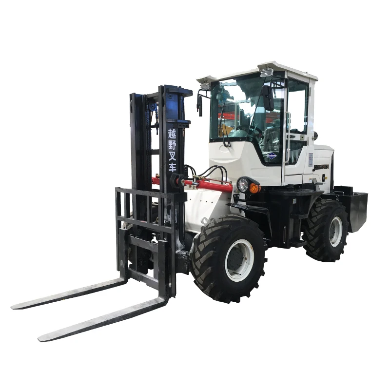 2 Ton All Terrain Forklift /Off-Road Forklift/Manual Forklift Manual Pallet Stacker