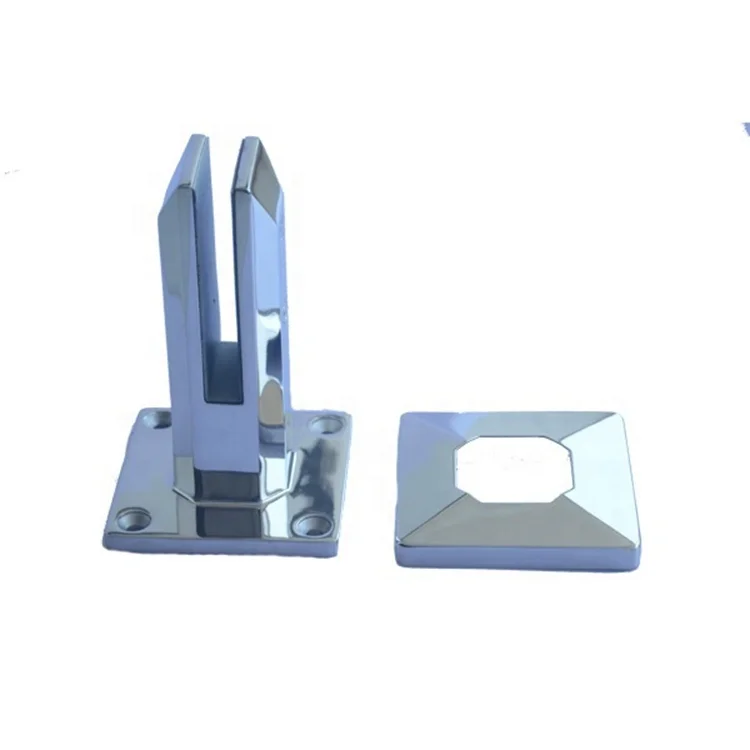 EKOO casting made stainless steel deck mount frameless glass balustrade spigot 12mm glass