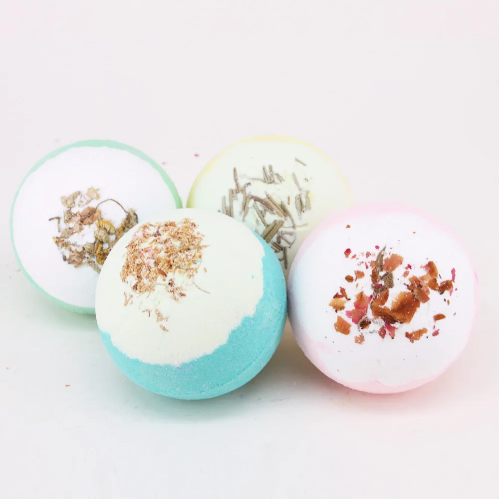 
Organic Natural Vegan Bath Bomb Sea Salt Bubble Ball Bathbombs Essential Oil Home Spa CBD Handmade Skincare Bath Fizzer Soap 