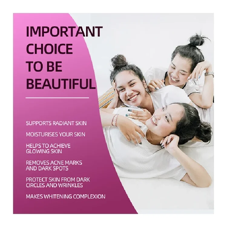 GMP Vitamin Supplements Glowing Skin Whitening Collagen Capsule for Adults Pills Dosage Form Not for Pregnant Women