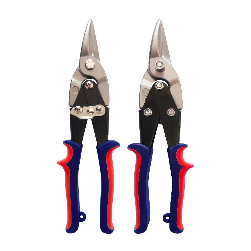 High quality steel scissors hand tool 10in  Sharp scissors Aviation tin snip cutting