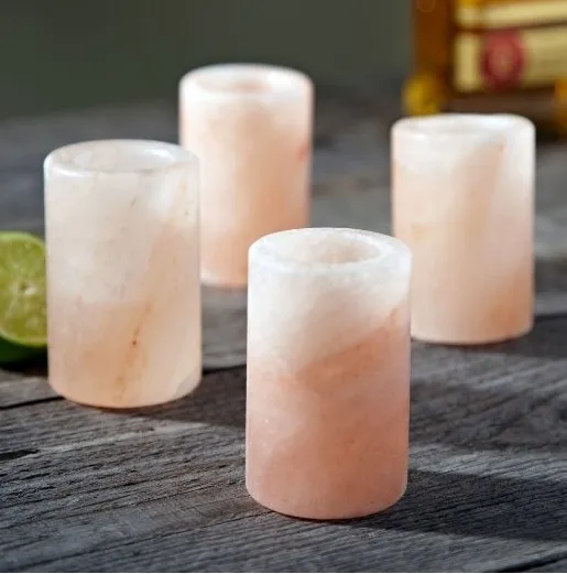 TUANCU Custom various sizes Himalayan tequila salt shot glass for party