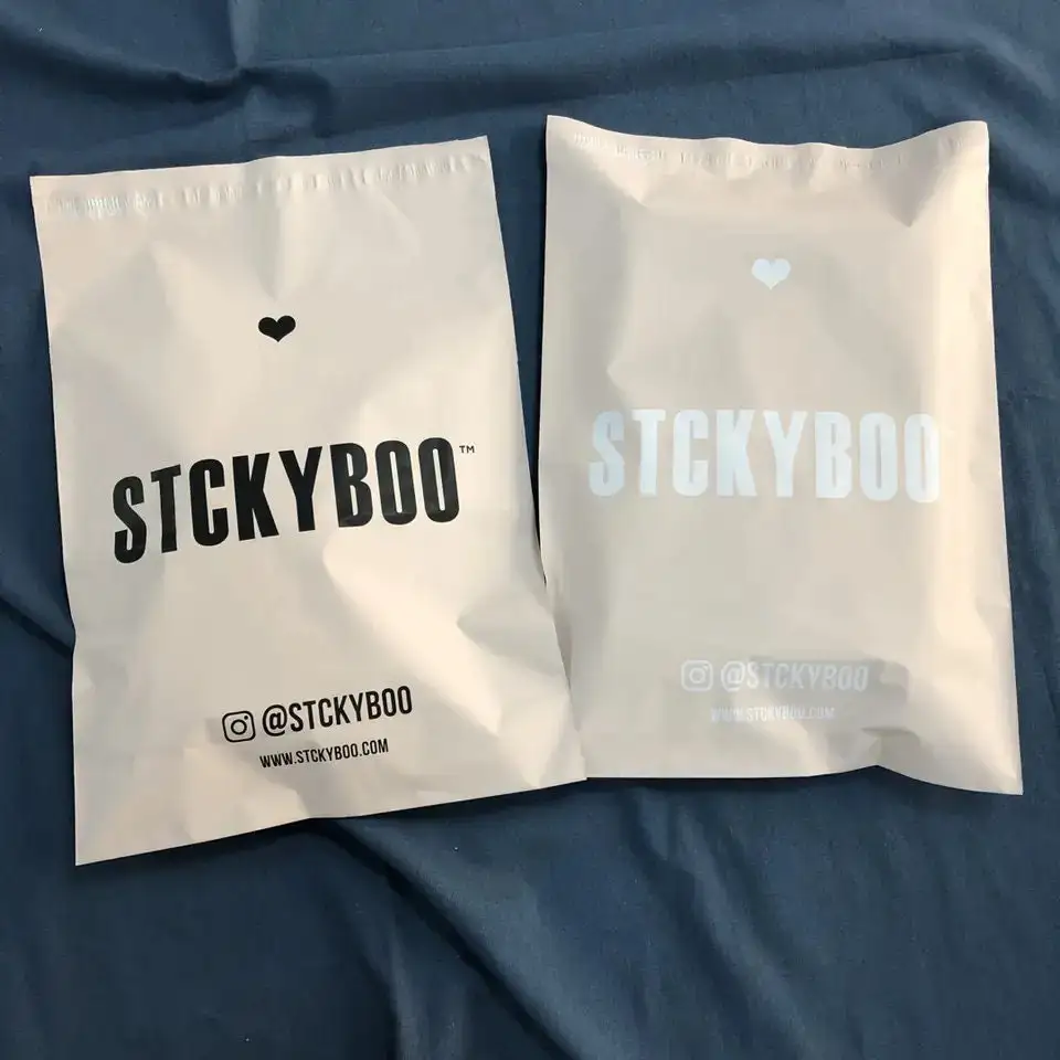 Custom Logo Branded Plastic Bio Degradable Poly Mailers Shipping Delivery Packaging Frosted Mailing Bags For Clothing Business