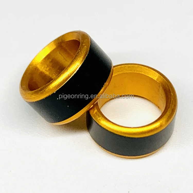 Wholesale High quality Bicolor Aluminum pigeon rings English Carrier pigeon rings