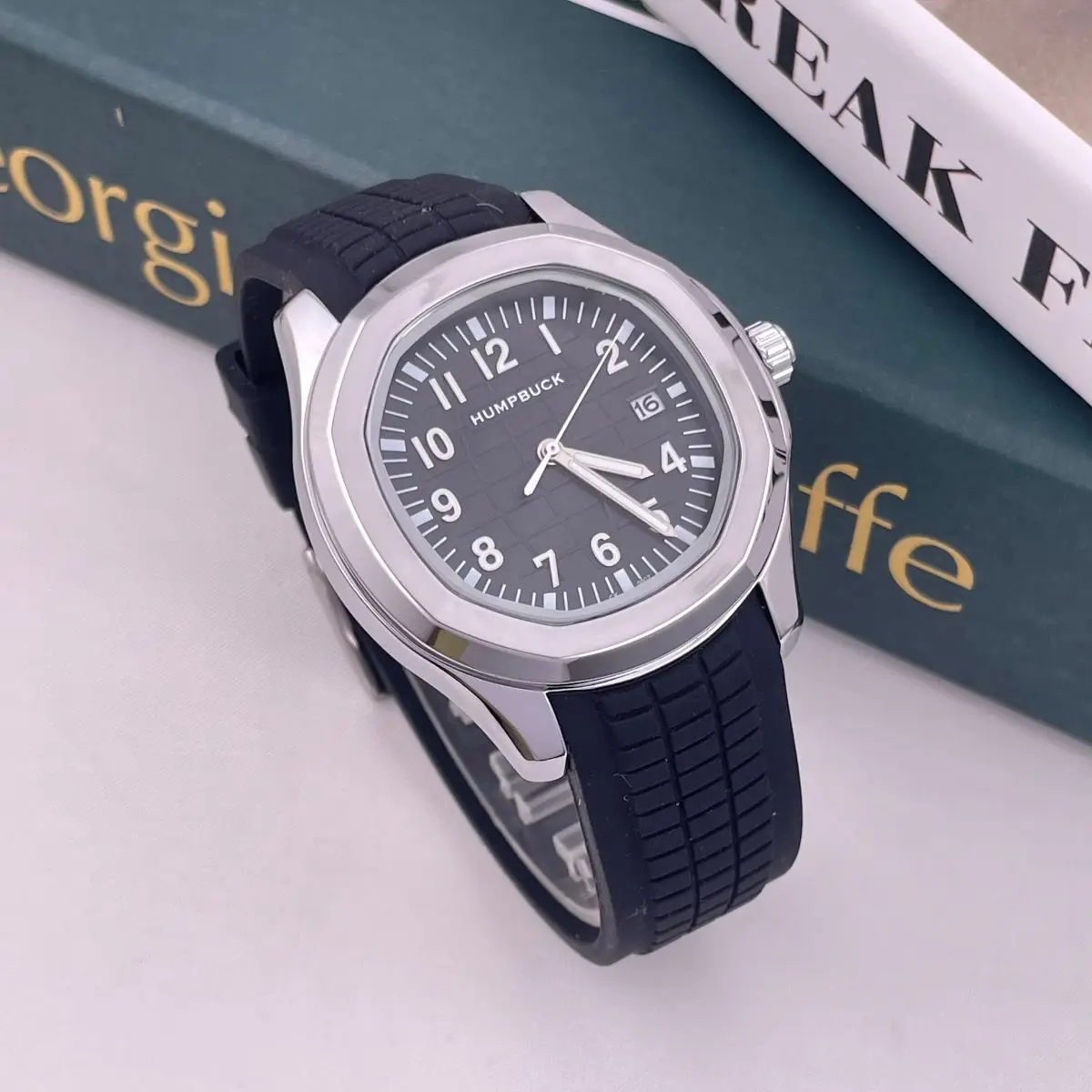 HUMPBUCK High Quality Sports Quartz Goldlis Price Military Watches Silicone Wristwatch Watch Brand Original