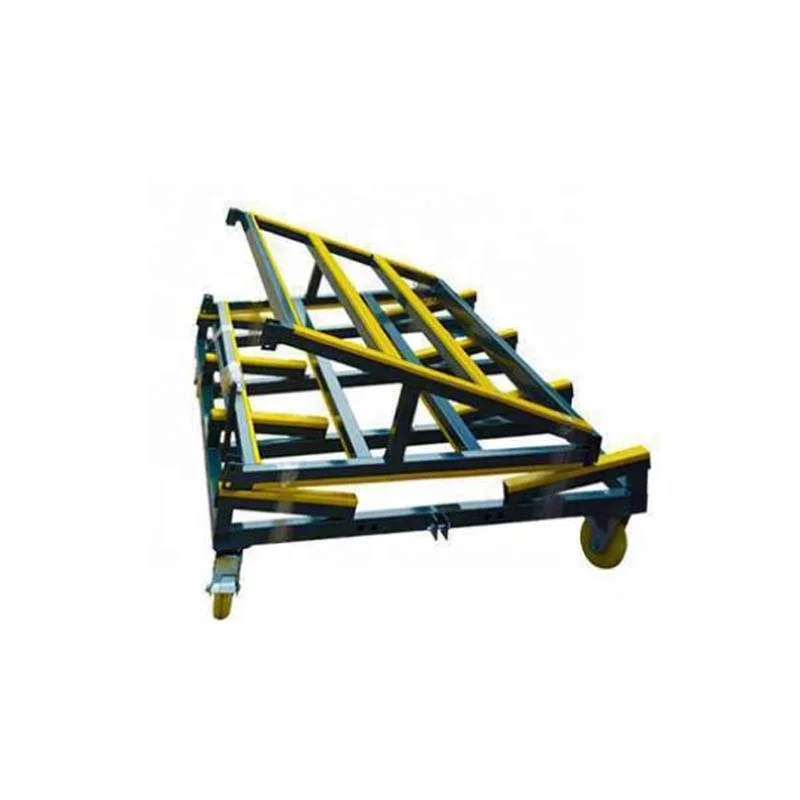 L2000MM A frame foldable cheap folding warehouse glass transportation rack