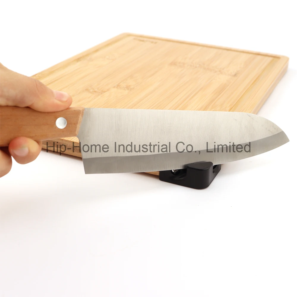 KITCHENCARE Natural Bamboo Chopping Block Kitchen Bamboo Cutting Board with Knife Sharpener