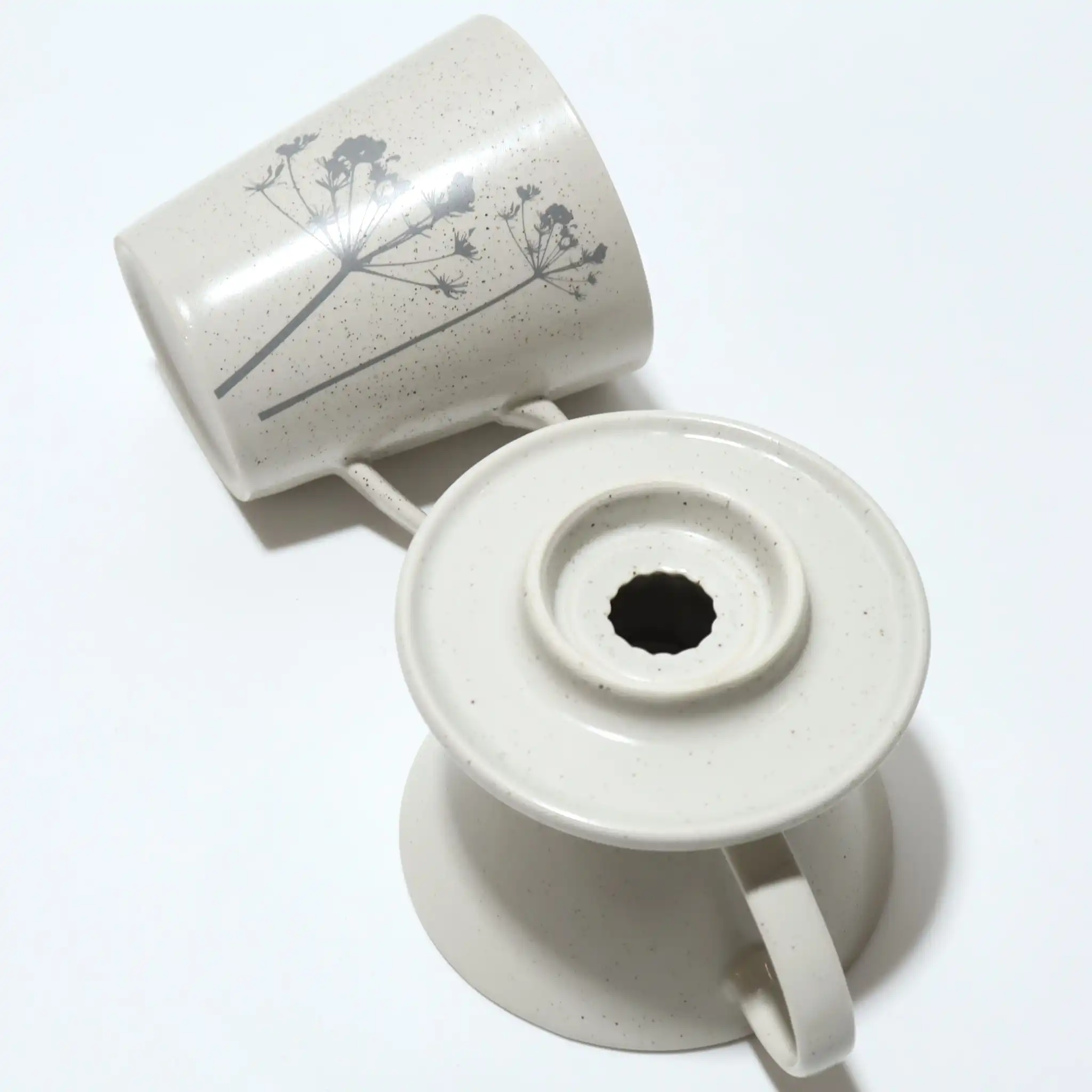 American Style Coffee Filter Pour Over Coffee Maker Custom Ceramic Coffee Dripper and Mug Set for Home & Office