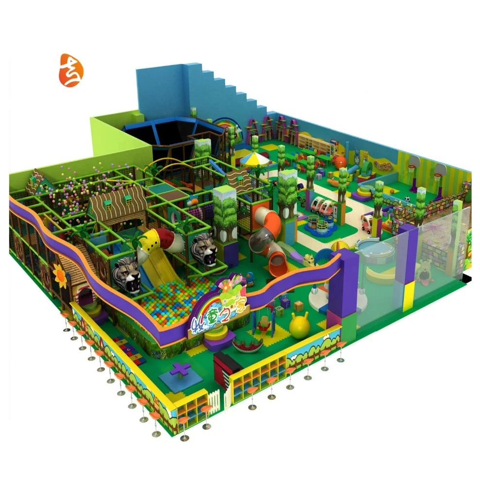 Hight quality party equipment indoor games for malls wooden houses for children