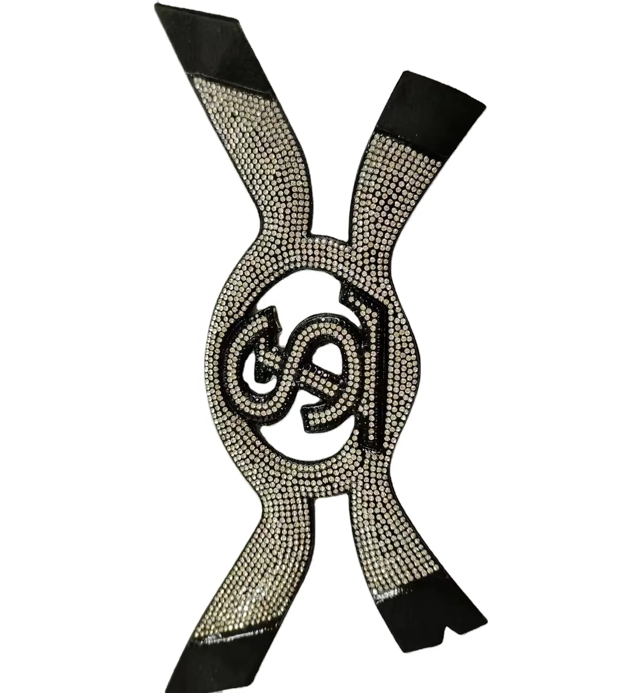 Аксессуары для женской обуви из полиуретанового материала со стразами