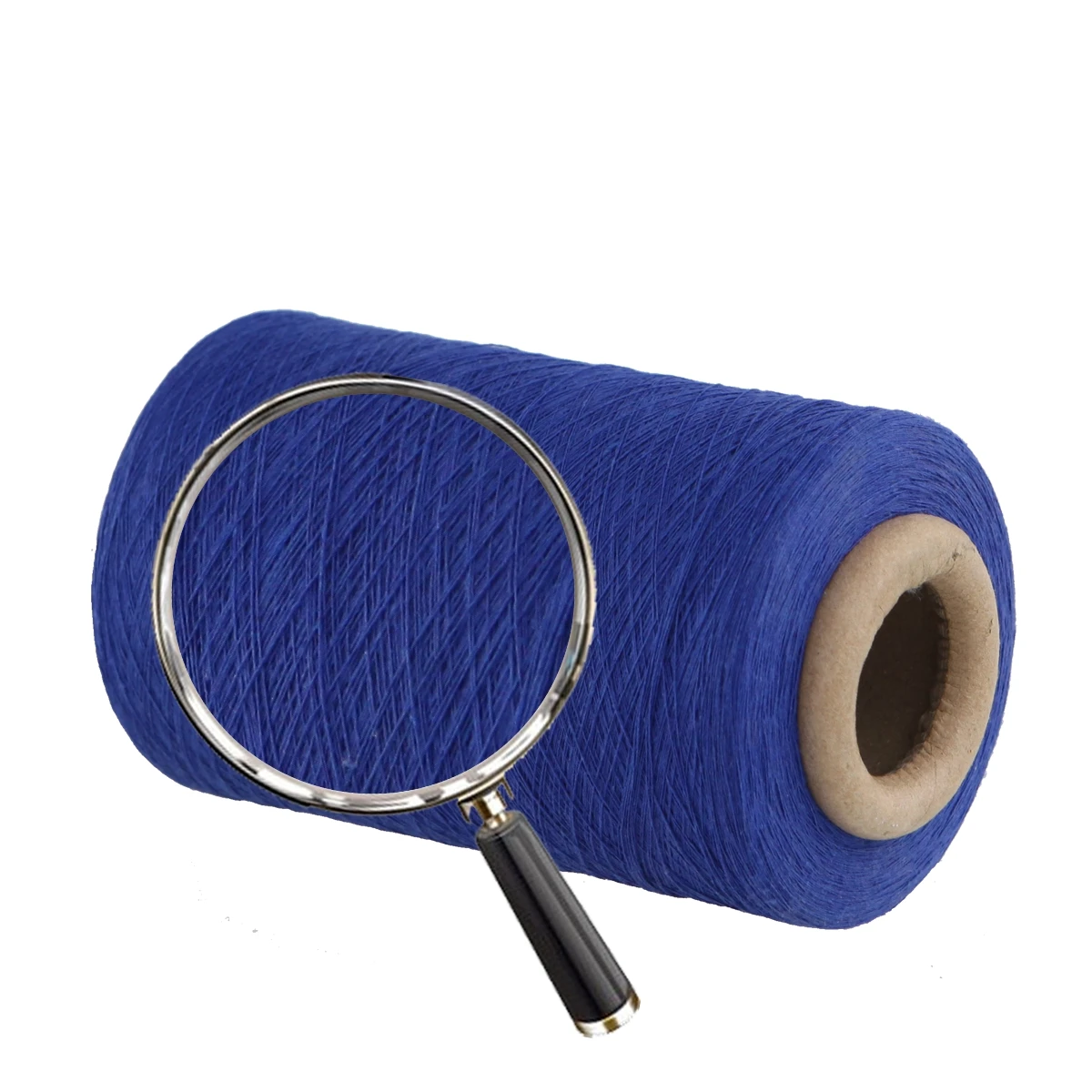 Ne8s Ne10s CVC80/20 Recycled Cotton Polyester Yarn For Weaving Denim