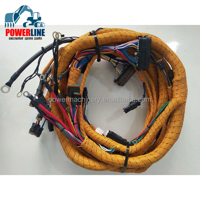 Fast delivery excavator parts CAT 320C E320C Excavator Engine Parts Cab External Wiring Harness 186-4605