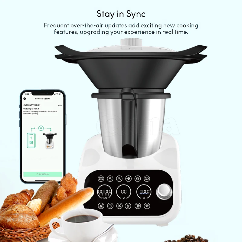 QANA завод оптовая продажа OEM thermomix кухонные приборы электрический пищевой измельчитель кухонный робот комбайн для детского питания