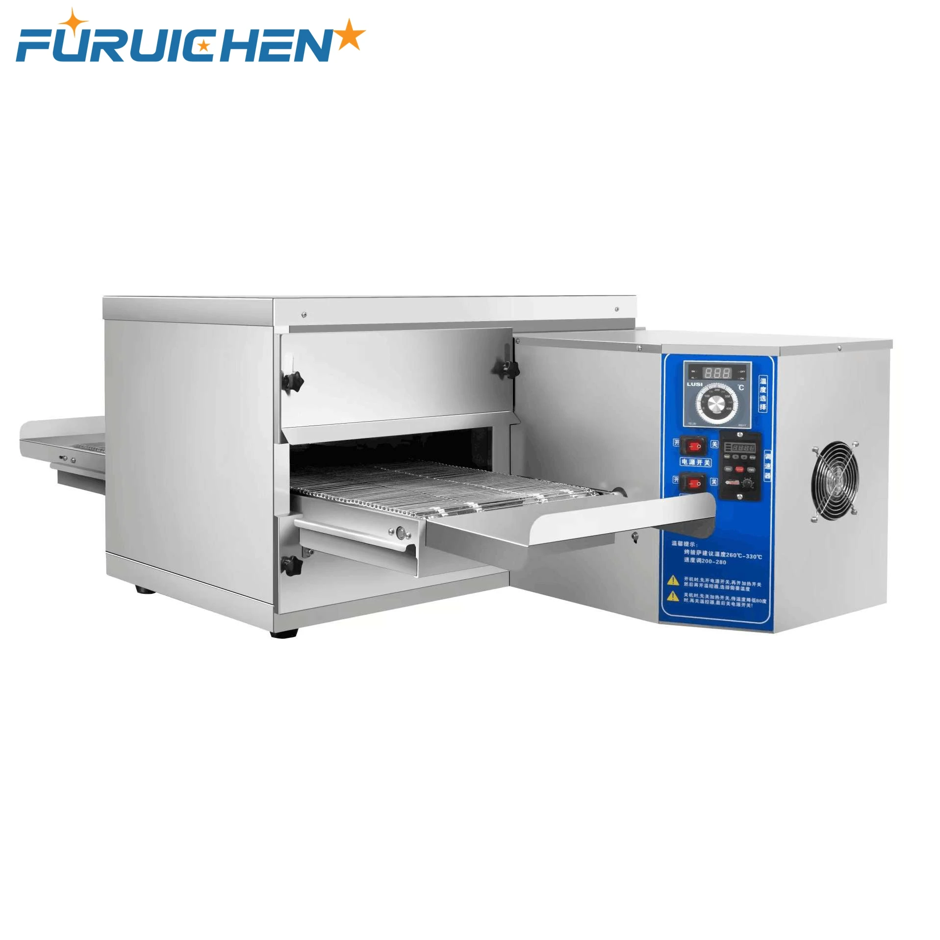 Furuichen 43.31inch Commercial Gas New Product Golden Supplier Stone Pizza Oven For Bakery & Restaurant