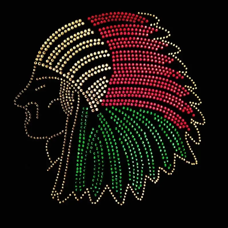 Customized Products Heat Transfers Rhinestone Heat Transfer Rhinestone For T-Shirt