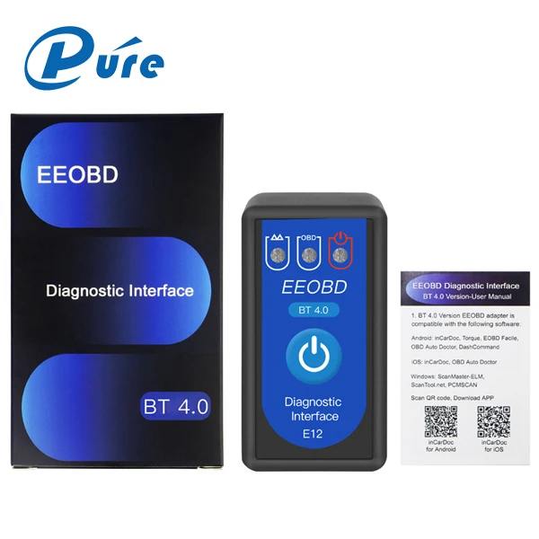 New design EML327 OBD BT 4.0 USB OBD II 2 Car Diagnostic Scanner Tool for Android Windows Symbian iOS