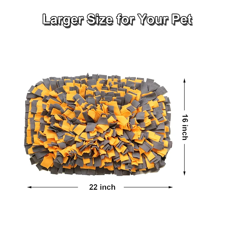 
New Durable Washable Dog Cat Slow Feeding Mat Anti Slip Puzzle Blanket Pet Snuffle Mat for Distracting Smell Training Foraging 