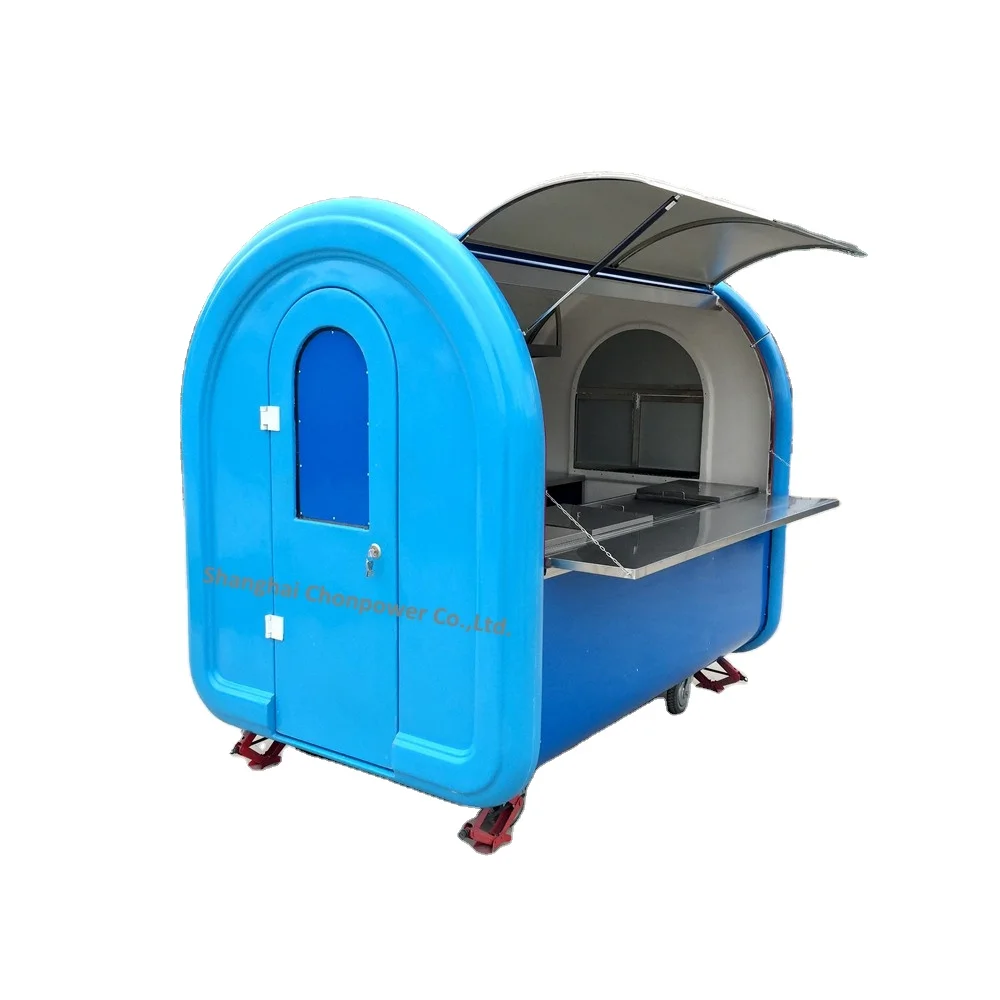 CP-A230165210 синего цвета мороженого витрина для пищевых продуктов/барбекю плита из нержавеющей стали топ гриль тележки с едой мобильный закусок магазина со скидкой