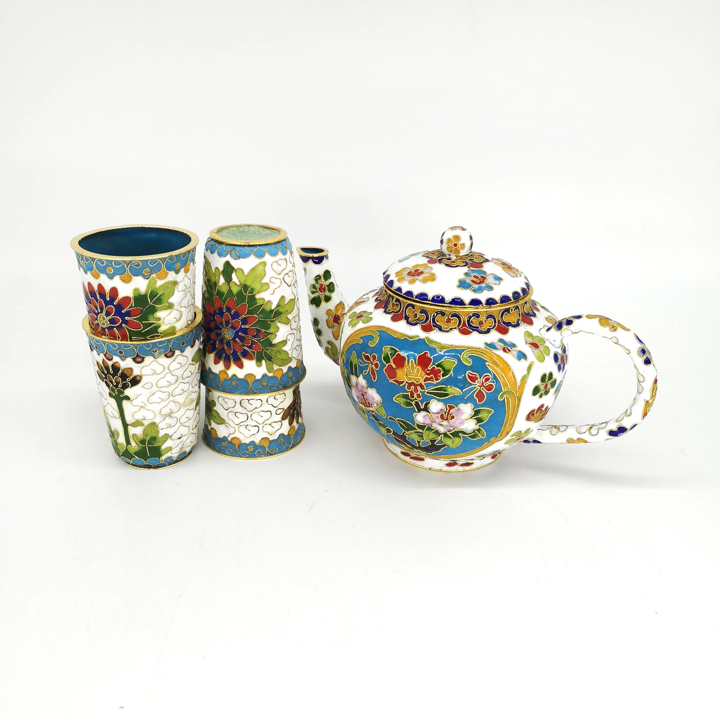 Factory selling exquisite art ornaments Cloisonne kettle ornaments