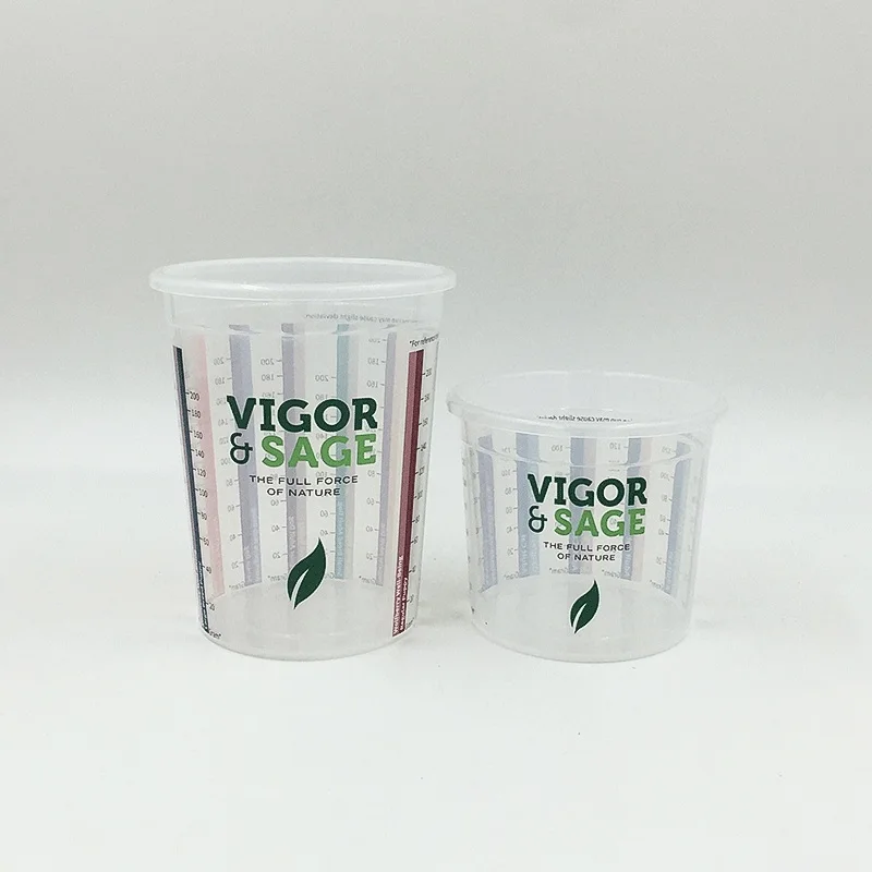 Customized logo printing 300ml/500ml pet food measuring cup dog food scale cup cat food measuring tool