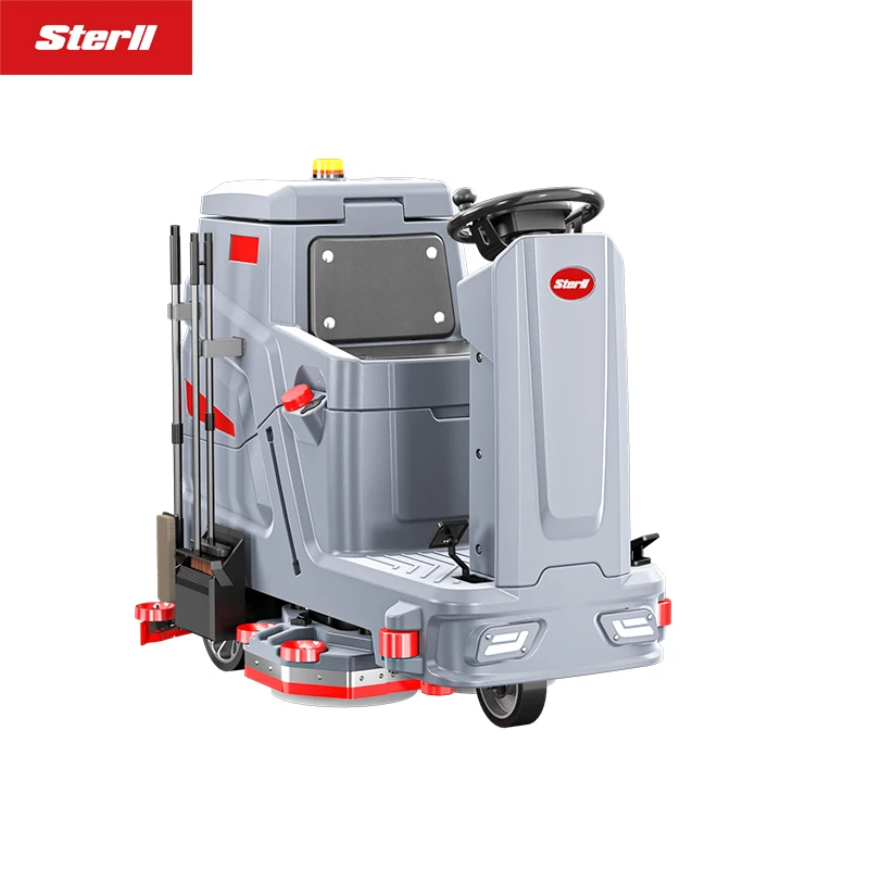 High Quality Ride on Commercial Industrial Electric Auto Tile Hard Floor Cleaning Machine Scrubber Dryer for Hotel