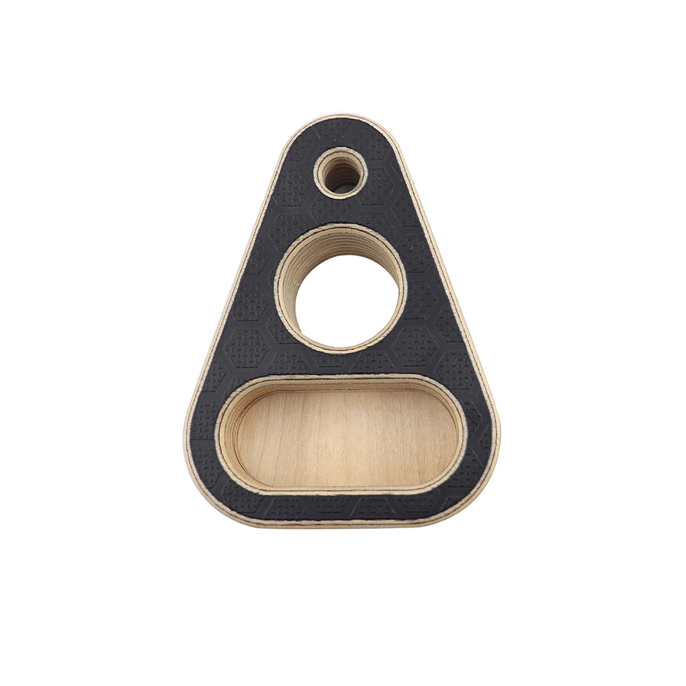 Custom Climbing Fingerboard Triangle Wood Climbing Holds Rock Hangboard