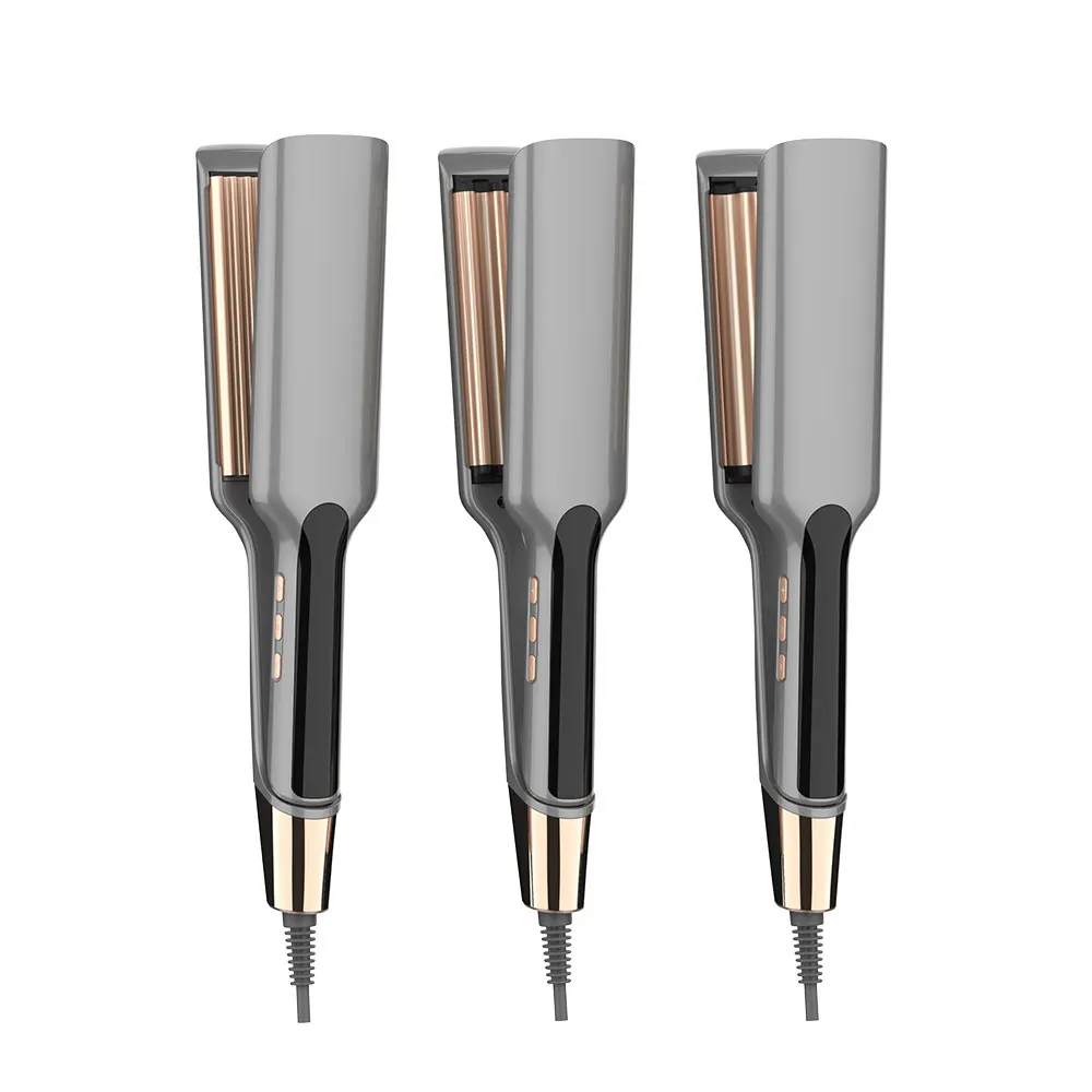 High Quality Customize Titanium Hair Straightener curler 2 in 1 Flat Irons For Keratin Use Private Label Iron