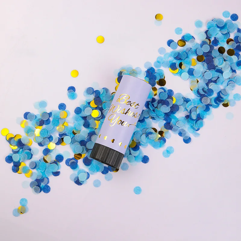 Fast Dispatch Confetti Cannon biodegradable Gold Confetti Party Popper Handheld Confetti Shooter