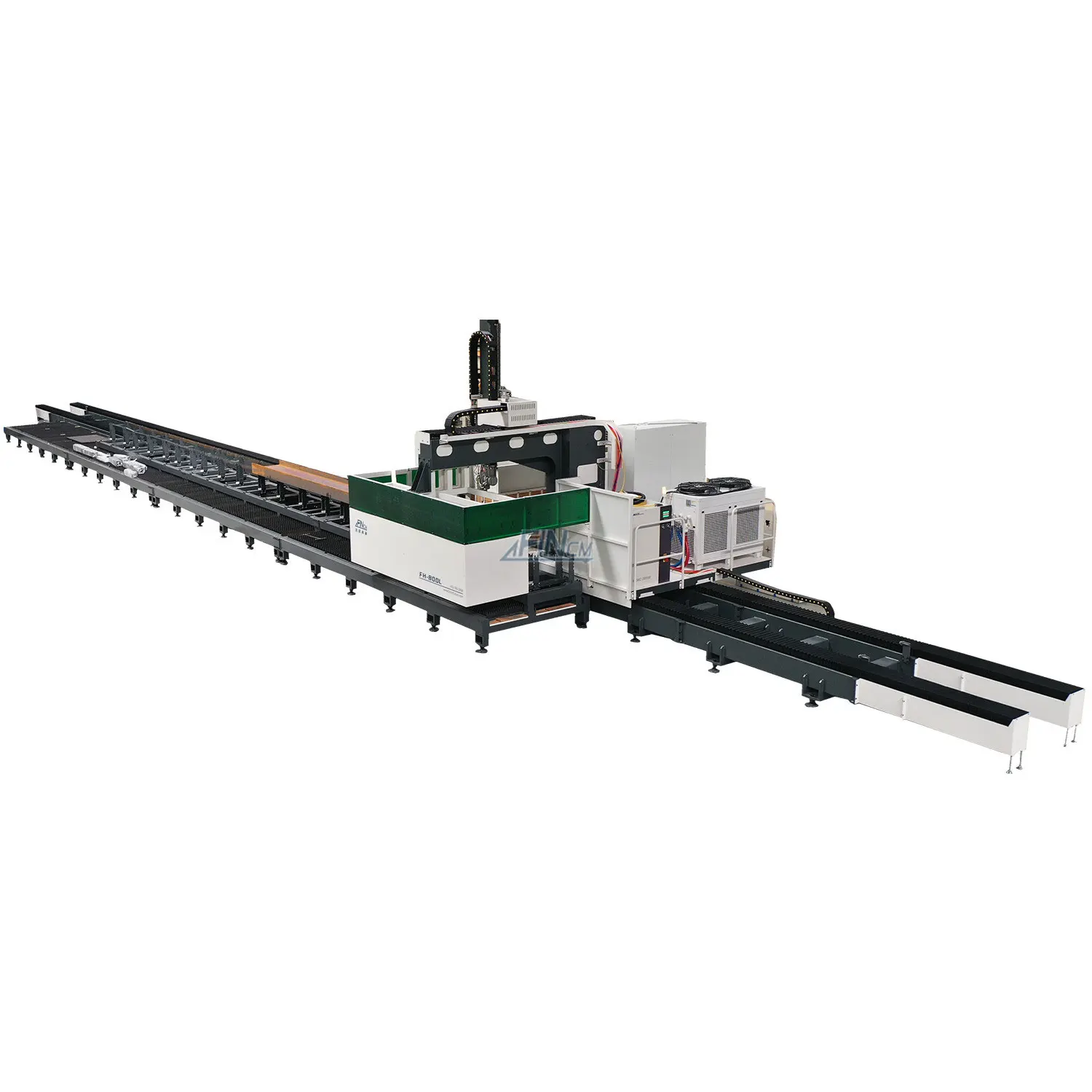 Shipment Bridge Metal Structure FINCM FUTURE 3 IN 1 Sheet Metal Beveling H Beam Profile Laser Cutting Machine with Wiscut BOCI