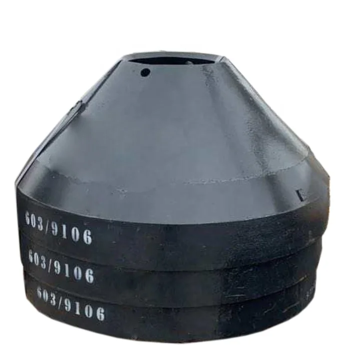 Hot sales Shanbao  Terex RC45 RC54 RC60 mining machinery cone crusher spare parts mantle and bowl liner