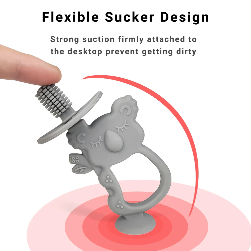 Babies Teething Relief Sore Gums Silicone Koala Sensory Teether