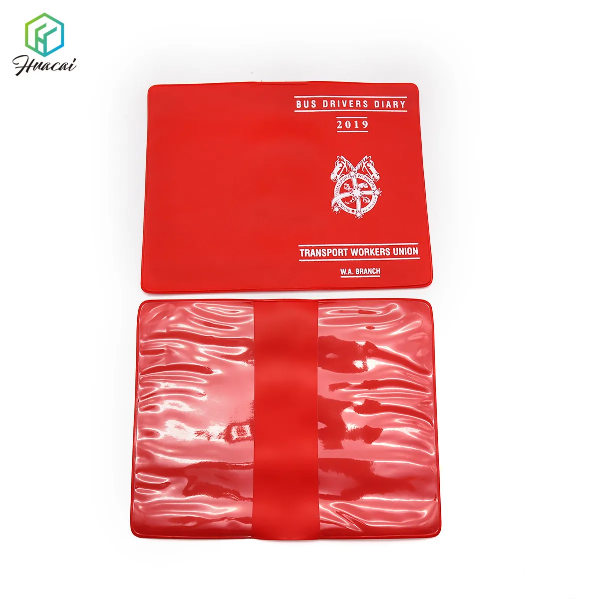 High Quality Customized Cover Logo Normal Size Plastic PVC Notebook Cover Dairy Cover