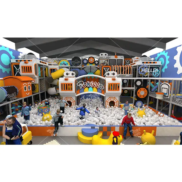 Pokiddo new design space theme kids play area indoor playground equipment kids playground indoor