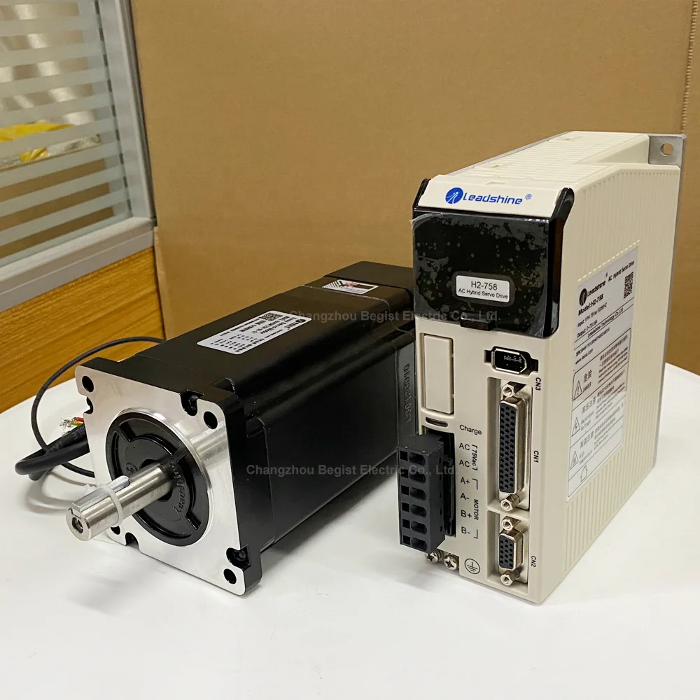 H2-758 Hybrid Servo Leadshine 758 Easy Moter 86HSM120H Drive Hbs758s Motor Driver 86HSM120H-BZ-E1 With Brake