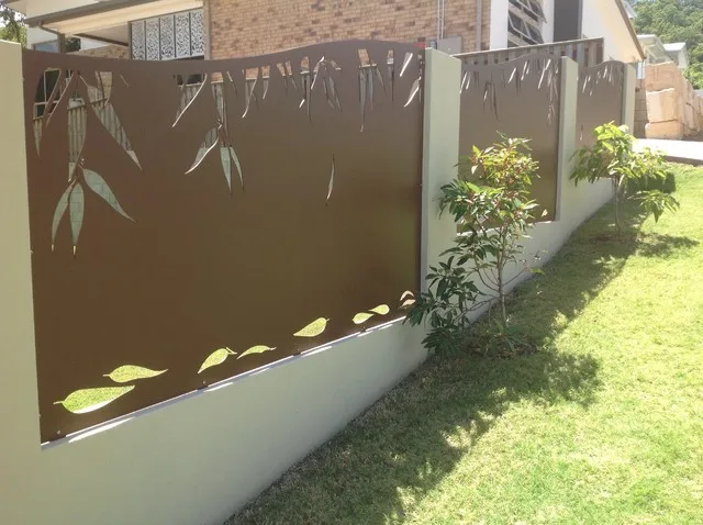 decorative laser cut wall fence screen panels