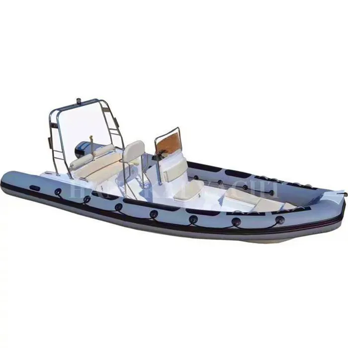 Luxury deep v orca steering console 16 ft hypalon rigid inflatable aluminum hull 16ft rib boat 480 with motor