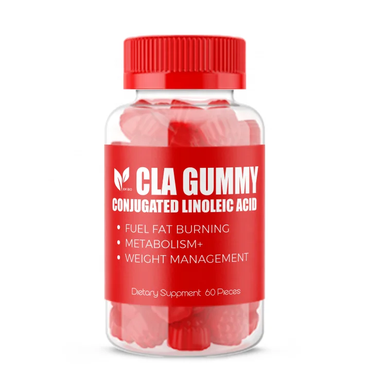 Индивидуальная нестимулирующая Конъюгированная линолевая кислота CLA Gummy поддерживает здоровое управление потерей веса мышечной массы