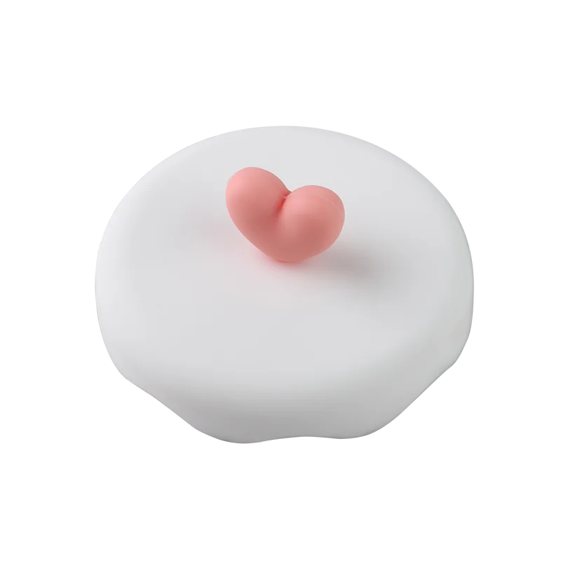 Customizable Logo Coffee Mugs Pink Ceramic Coffee Mug With Silicone Lid