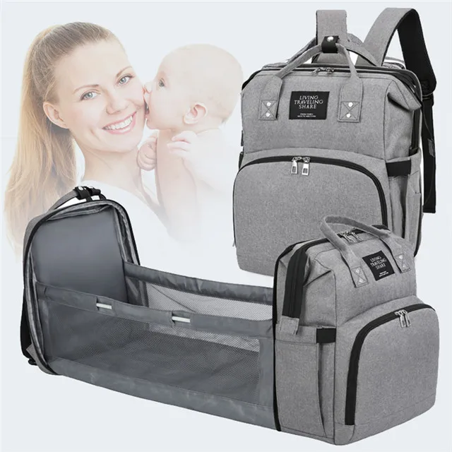 Mommy Baby Bag Portable Diaper Bag Baby Diaper Hiking Baby Carrier Backpack With Changing Station