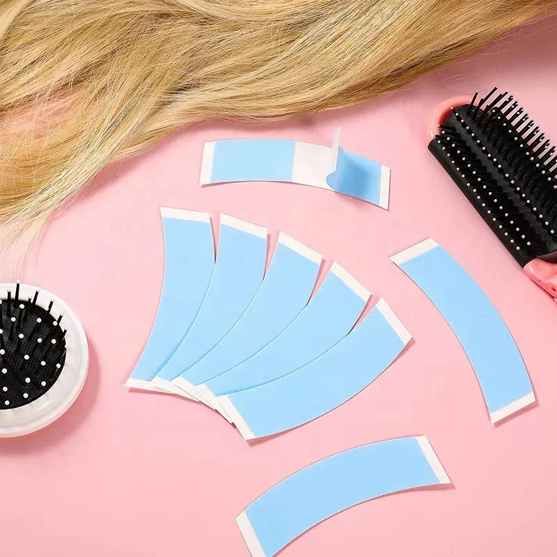 36 Pieces of non-shifting Curved Lace Wig Tape Waterproof Sweat proof Strong Wig Invisible Double-sided Glue
