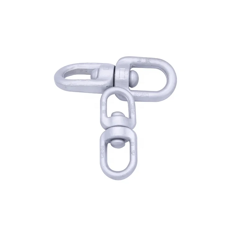 Heavy Duty Best Selling G401JIS Type Forged Electric Galvanized Chain Swivel for Lifting