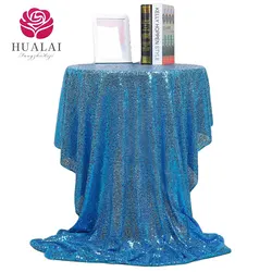 Gold silver white rose gold round glitter square custom rainbow flash tablecloth for event wedding and birthday party decorative
