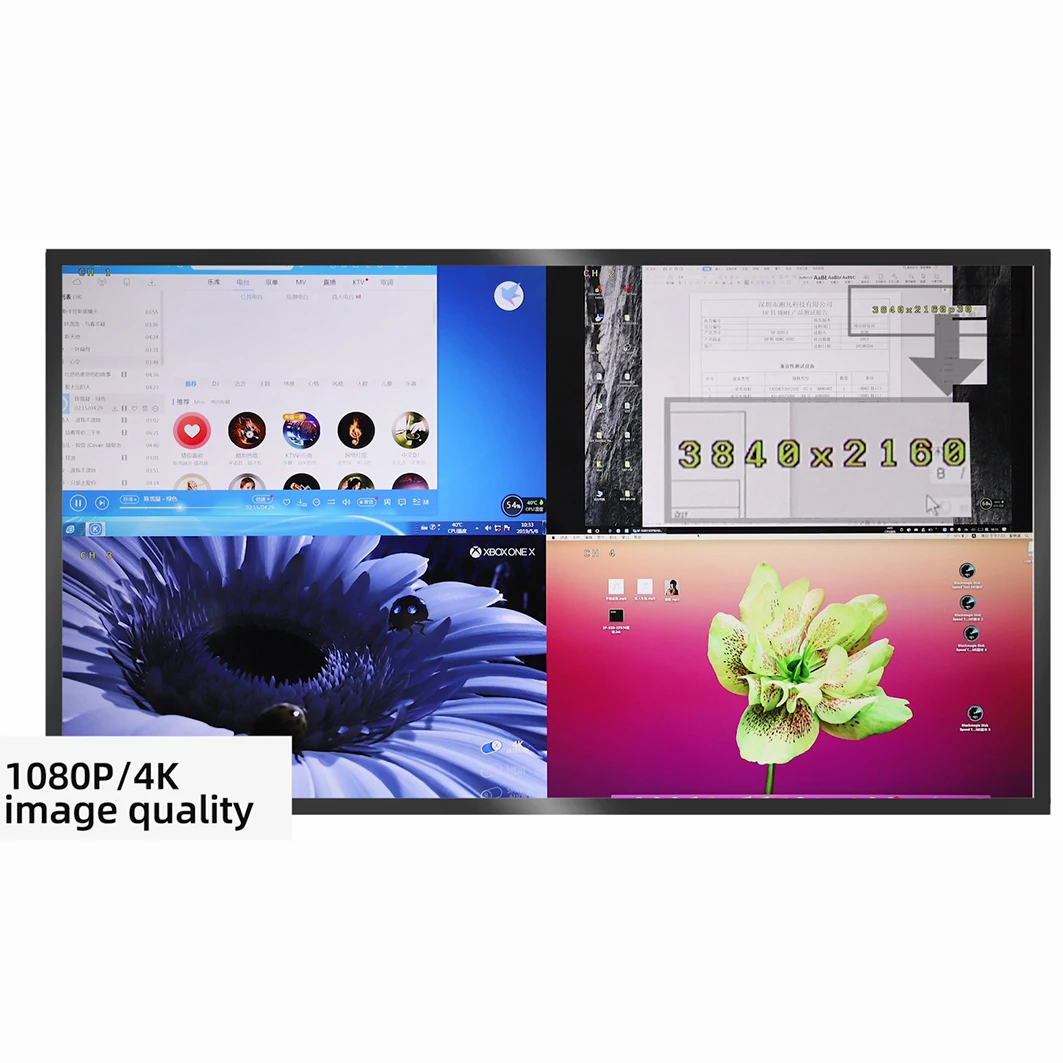 HDMI 1.4 Scaler 4 in 1 out, 4 Devices share 1 screen 4K@30Hz for TV Box Switch PS3 PS4 projector 4K V1.4 HDMI Scaler