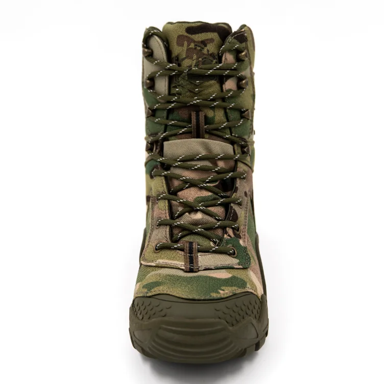 DFA1206 AS33 8 inches Multicam CP Digital camouflage land tactical boots with canvas sleeves breathable 3 seasons boots