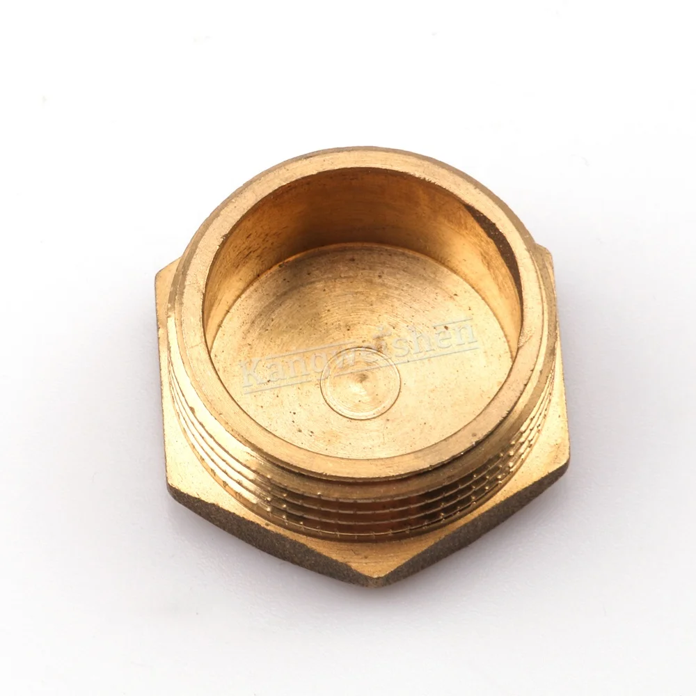 Brass Compression blanking plug end plumbing brass fitting